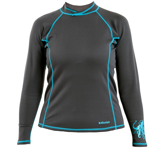 Kokatat NeoCore Long Sleeve Shirt - Women's/Graphite/Front