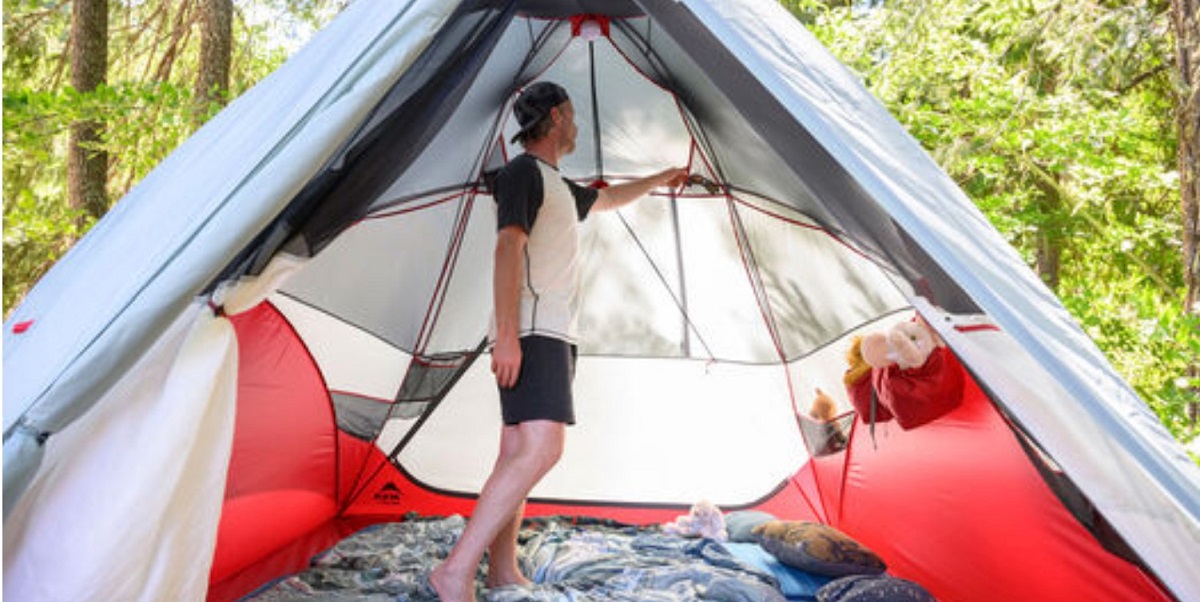 MSR Habiscape Family / Group Tent - Standing