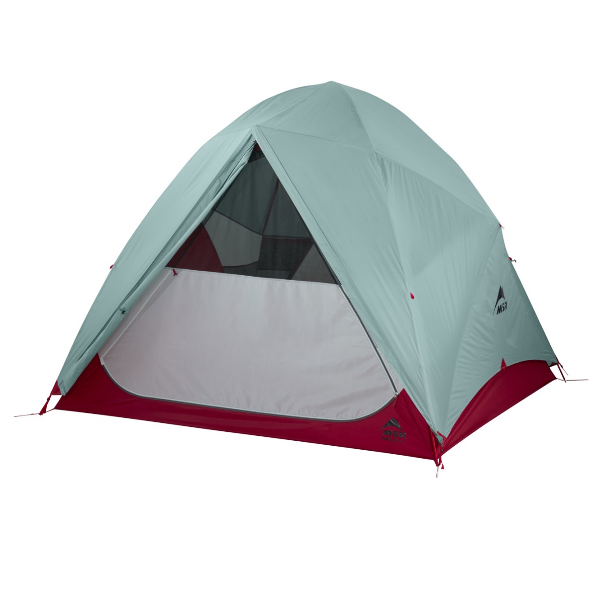MSR Habiscape 6 Tent - Rear Fly Open