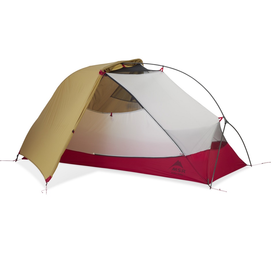 MSR Hubba Hubba 1-Person Backpacking Tent - Partial Fly