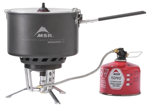 MSR WindBurner Sauce Pot - In Use