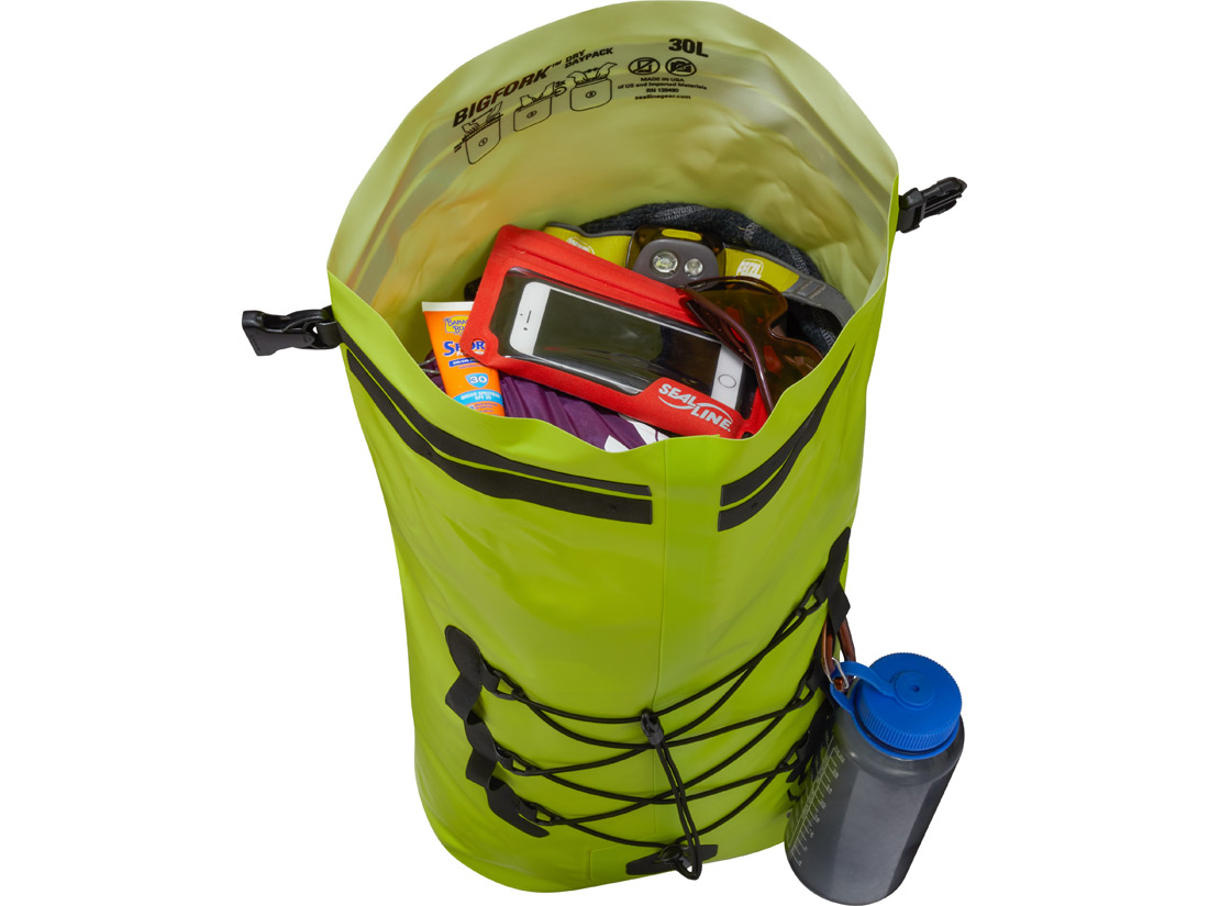 SealLine Bigfork Dry Daypack - Lime/Open