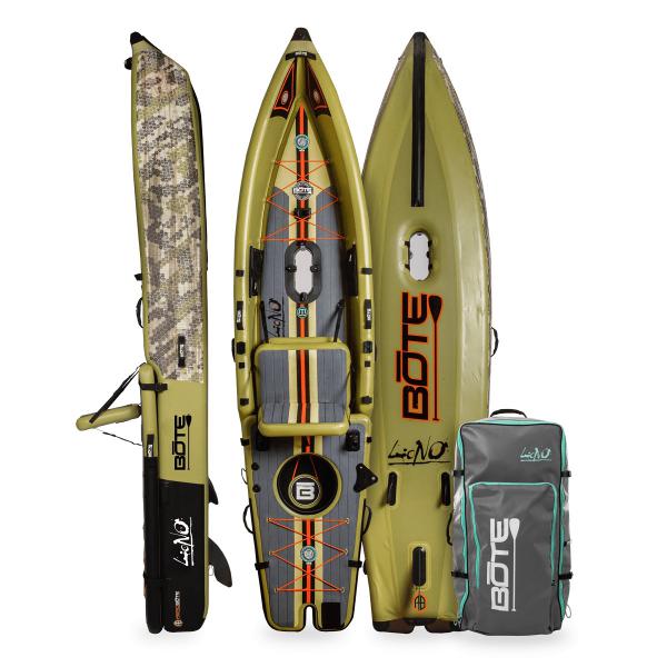 BOTE Lono Inflatable Kayak - Verge Camo