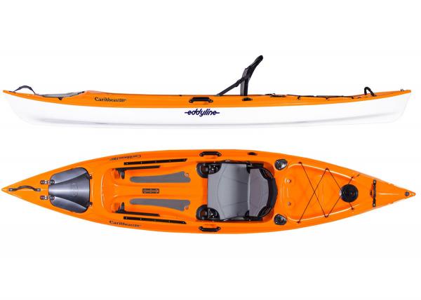 Eddyline Caribbean 120 Sit-On-Top Kayak - Mango