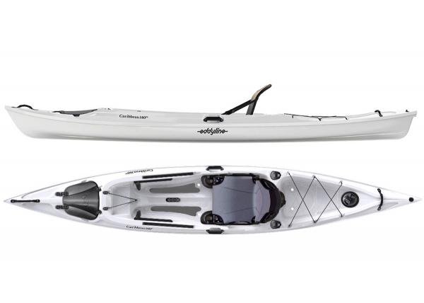 Eddyline Caribbean 140 Sit-On-Top Kayak - White