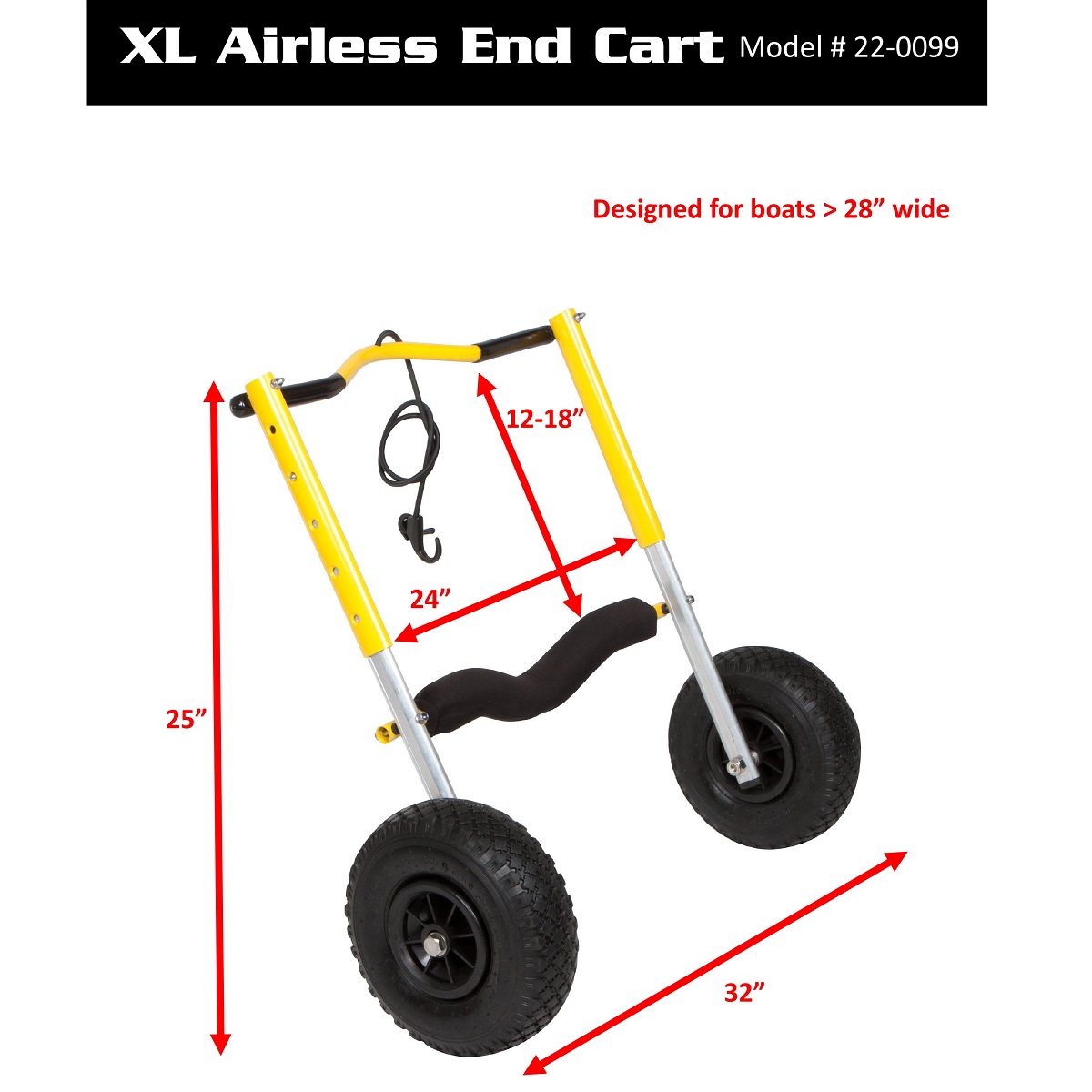 Suspenz END Cart - X-Large Dims