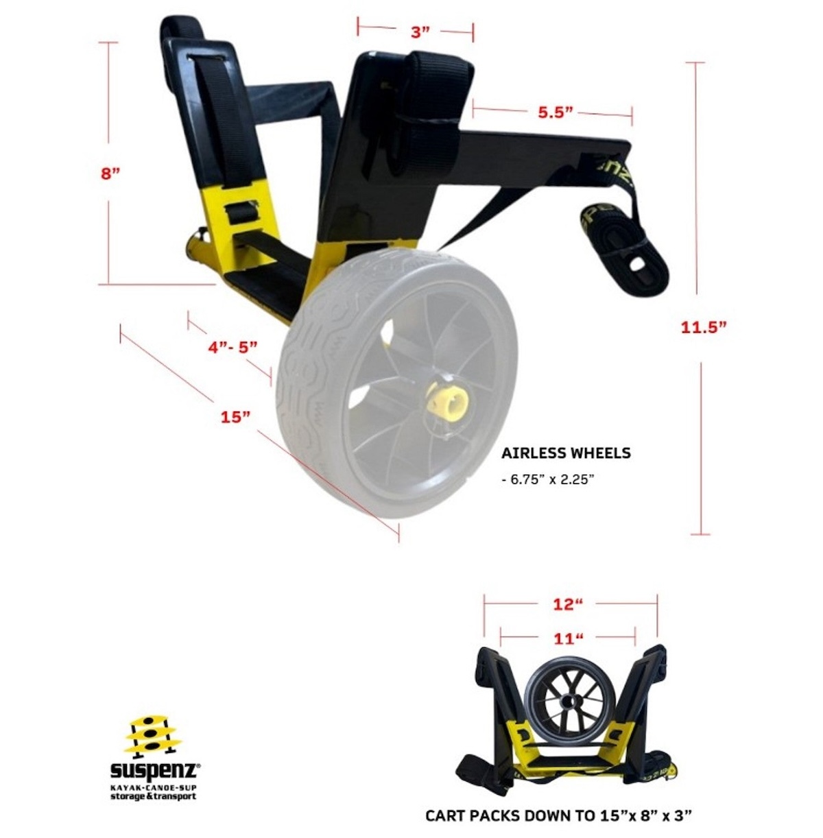 Suspenz EZ-Stow Stern Cart - P7