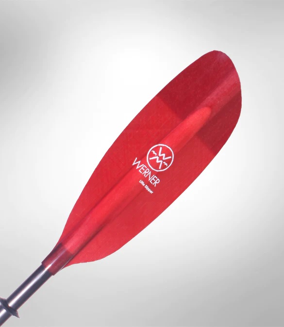 Werner Little Dipper Kayak Paddle - Translucent Red