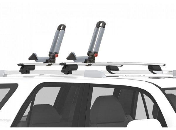 Yakima BowDown Kayak Carrier - Installed on Rack