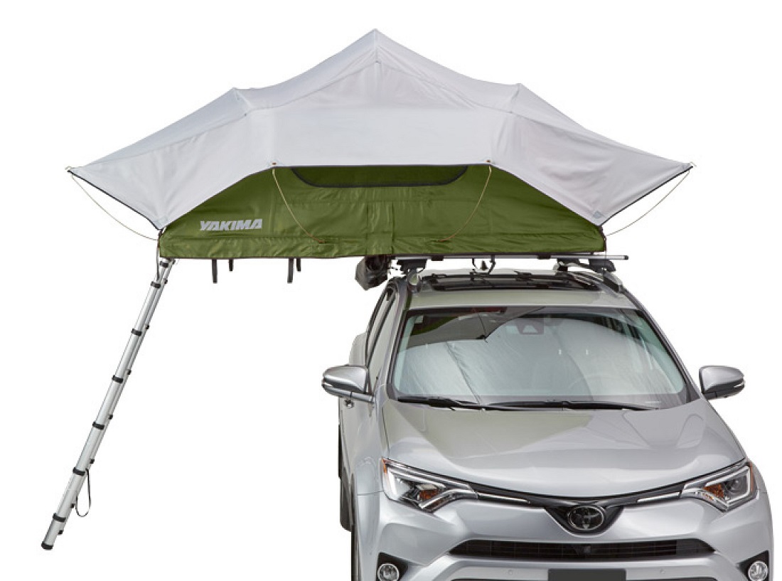 Yakima SkyRise Tent - Medium, With Fly, Side View